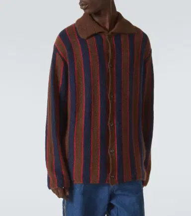 Bode Striped mohair-blend cardigan | Thumbnail 3 Bode Striped mohair-blend cardigan | Thumbnail 3