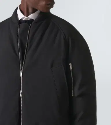 Jil Sander Oversized gabardine down jacket | Thumbnail 2 Jil Sander Oversized gabardine down jacket | Thumbnail 2
