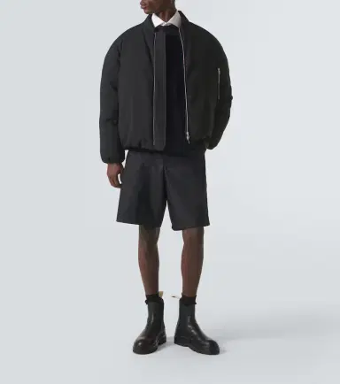 Jil Sander Oversized gabardine down jacket | Thumbnail 4 Jil Sander Oversized gabardine down jacket | Thumbnail 4