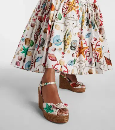 Dolce & Gabbana Capri Cava printed espadrille wedges | Thumbnail 5 Dolce & Gabbana Capri Cava printed espadrille wedges | Thumbnail 5