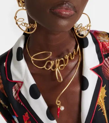Dolce & Gabbana Capri embellished necklace | Thumbnail 2 Dolce & Gabbana Capri embellished necklace | Thumbnail 2
