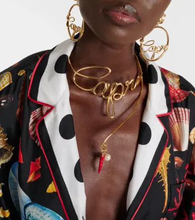 Dolce & Gabbana Capri embellished necklace | Thumbnail 3 Dolce & Gabbana Capri embellished necklace | Thumbnail 3