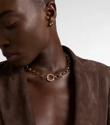 Repossi Antifer 18kt rose gold necklace with diamonds | Thumbnail 5 Repossi Antifer 18kt rose gold necklace with diamonds | Thumbnail 5