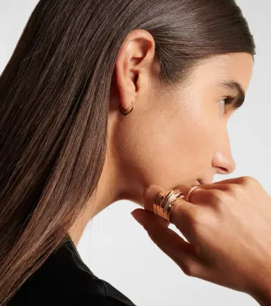 Repossi Antifer 18kt rose gold single earring with diamonds | Thumbnail 4 Repossi Antifer 18kt rose gold single earring with diamonds | Thumbnail 4