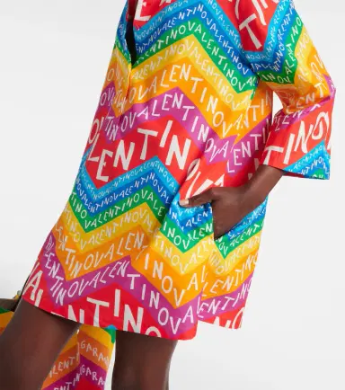 Valentino Logo cotton shirt dress | Thumbnail 4 Valentino Logo cotton shirt dress | Thumbnail 4