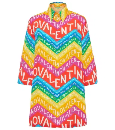 Valentino Logo cotton shirt dress | Thumbnail 1 Valentino Logo cotton shirt dress | Thumbnail 1