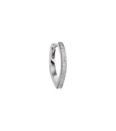 Repossi Antifer 18kt white gold earring with diamonds | Thumbnail 1 Repossi Antifer 18kt white gold earring with diamonds | Thumbnail 1