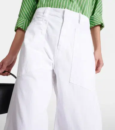 Nili Lotan Shon cotton twill barrel-leg pants | Thumbnail 2 Nili Lotan Shon cotton twill barrel-leg pants | Thumbnail 2