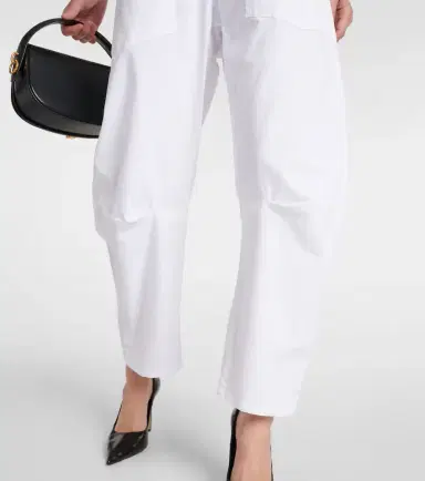 Nili Lotan Shon cotton twill barrel-leg pants | Thumbnail 5 Nili Lotan Shon cotton twill barrel-leg pants | Thumbnail 5