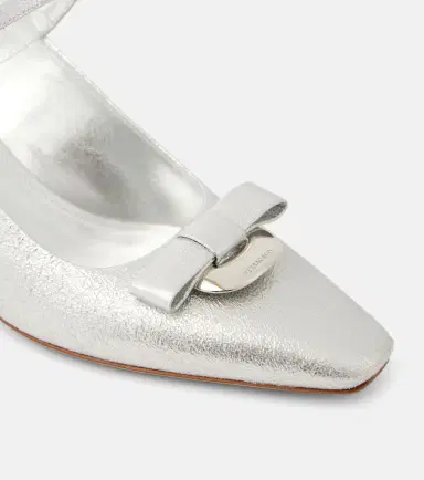 Ferragamo Ophelia 55 leather slingback pumps | Thumbnail 2 Ferragamo Ophelia 55 leather slingback pumps | Thumbnail 2