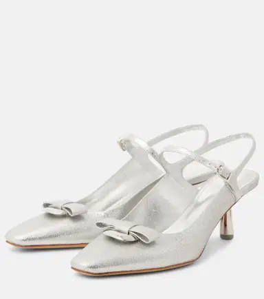 Ferragamo Ophelia 55 leather slingback pumps | Thumbnail 4 Ferragamo Ophelia 55 leather slingback pumps | Thumbnail 4