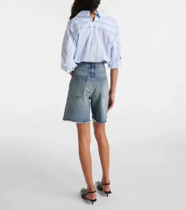 Nili Lotan Russel low-rise denim shorts | Thumbnail 4 Nili Lotan Russel low-rise denim shorts | Thumbnail 4