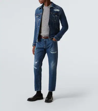 Dolce & Gabbana Distressed straight jeans | Thumbnail 2 Dolce & Gabbana Distressed straight jeans | Thumbnail 2