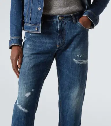 Dolce & Gabbana Distressed straight jeans | Thumbnail 5 Dolce & Gabbana Distressed straight jeans | Thumbnail 5