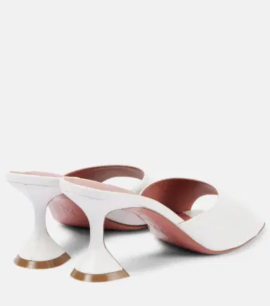 Amina Muaddi Lupita 70 leather mules | Thumbnail 2 Amina Muaddi Lupita 70 leather mules | Thumbnail 2