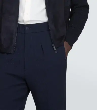 Giorgio Armani Wool-blend straight pants | Thumbnail 4 Giorgio Armani Wool-blend straight pants | Thumbnail 4