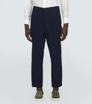 Giorgio Armani Wool-blend straight pants | Thumbnail 5 Giorgio Armani Wool-blend straight pants | Thumbnail 5