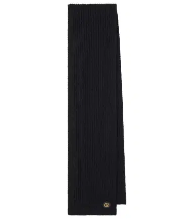 Gucci Ribbed-knit wool and cashmere scarf | Thumbnail 1 Gucci Ribbed-knit wool and cashmere scarf | Thumbnail 1
