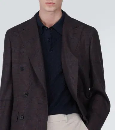 Brioni Cotton, silk, and cashmere polo shirt | Thumbnail 5 Brioni Cotton, silk, and cashmere polo shirt | Thumbnail 5
