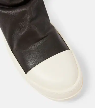Rick Owens Stocking knee-high leather sneakers | Thumbnail 3 Rick Owens Stocking knee-high leather sneakers | Thumbnail 3