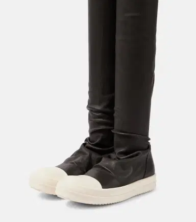 Rick Owens Stocking knee-high leather sneakers | Thumbnail 4 Rick Owens Stocking knee-high leather sneakers | Thumbnail 4