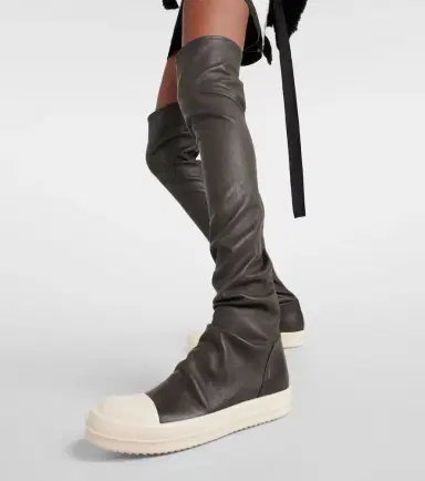 Rick Owens Stocking knee-high leather sneakers | Thumbnail 5 Rick Owens Stocking knee-high leather sneakers | Thumbnail 5