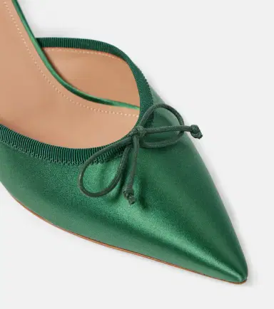 Malone Souliers x Tabitha Simmons Rose 45 satin mules | Thumbnail 6 Malone Souliers x Tabitha Simmons Rose 45 satin mules | Thumbnail 6