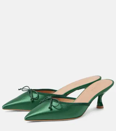 Malone Souliers x Tabitha Simmons Rose 45 satin mules | Thumbnail 7 Malone Souliers x Tabitha Simmons Rose 45 satin mules | Thumbnail 7