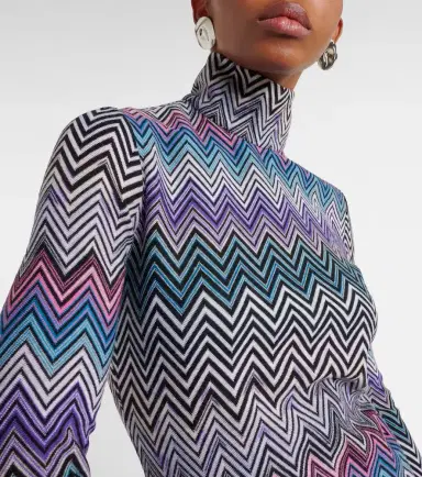 Missoni Zig Zag turtleneck dress | Thumbnail 2 Missoni Zig Zag turtleneck dress | Thumbnail 2