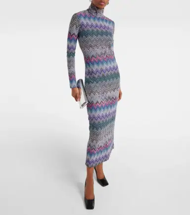 Missoni Zig Zag turtleneck dress | Thumbnail 3 Missoni Zig Zag turtleneck dress | Thumbnail 3