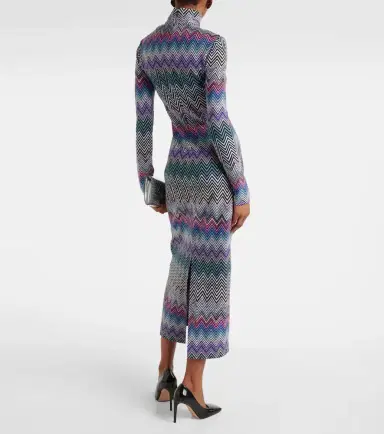 Missoni Zig Zag turtleneck dress | Thumbnail 4 Missoni Zig Zag turtleneck dress | Thumbnail 4