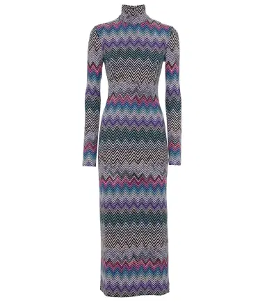 Missoni Zig Zag turtleneck dress | Thumbnail 1 Missoni Zig Zag turtleneck dress | Thumbnail 1