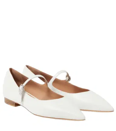 Malone Souliers x Tabitha Simmons Kate leather ballet flats | Thumbnail 1 Malone Souliers x Tabitha Simmons Kate leather ballet flats | Thumbnail 1