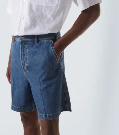 Valentino Denim Bermuda shorts | Thumbnail 4 Valentino Denim Bermuda shorts | Thumbnail 4