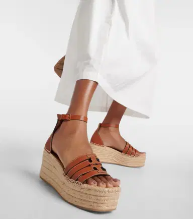 Tory Burch Ines leather espadrille wedges | Thumbnail 5 Tory Burch Ines leather espadrille wedges | Thumbnail 5