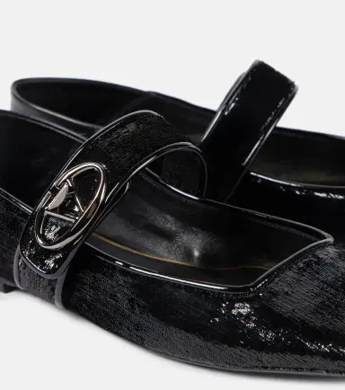 Valentino Garavani VLogo Locker Mary Jane flats | Thumbnail 3 Valentino Garavani VLogo Locker Mary Jane flats | Thumbnail 3
