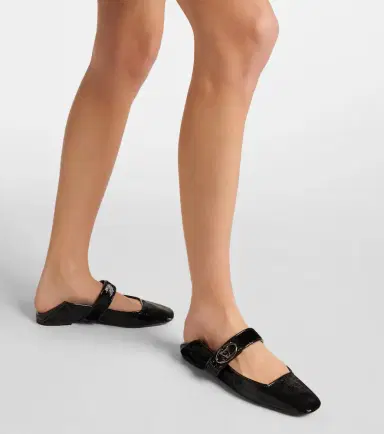 Valentino Garavani VLogo Locker Mary Jane flats | Thumbnail 7 Valentino Garavani VLogo Locker Mary Jane flats | Thumbnail 7