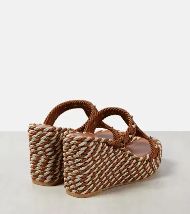 Valentino Garavani Rockstud leather wedge espadrilles | Thumbnail 2 Valentino Garavani Rockstud leather wedge espadrilles | Thumbnail 2