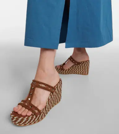 Valentino Garavani Rockstud leather wedge espadrilles | Thumbnail 6 Valentino Garavani Rockstud leather wedge espadrilles | Thumbnail 6