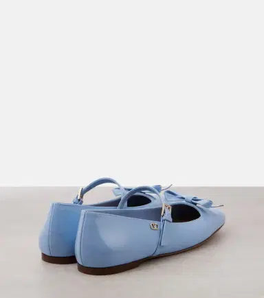 Valentino Garavani Romance Bow patent leather Mary Jane flats | Thumbnail 4 Valentino Garavani Romance Bow patent leather Mary Jane flats | Thumbnail 4