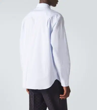 Gucci Striped cotton poplin shirt | Thumbnail 6 Gucci Striped cotton poplin shirt | Thumbnail 6