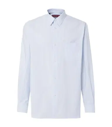 Gucci Striped cotton poplin shirt | Thumbnail 1 Gucci Striped cotton poplin shirt | Thumbnail 1