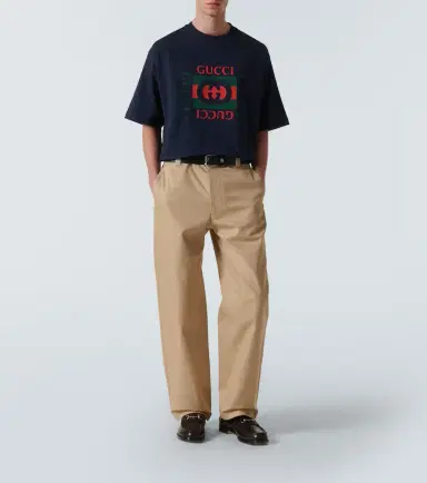 Gucci Logo cotton jersey T-shirt | Thumbnail 3 Gucci Logo cotton jersey T-shirt | Thumbnail 3