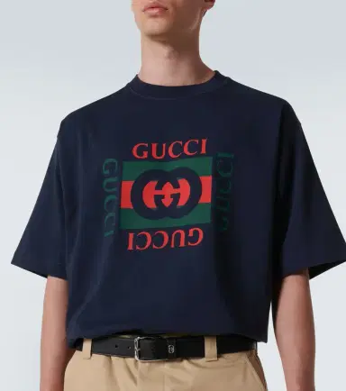 Gucci Logo cotton jersey T-shirt | Thumbnail 4 Gucci Logo cotton jersey T-shirt | Thumbnail 4