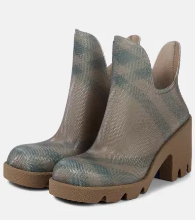 Burberry Check ankle boots | Thumbnail 3 Burberry Check ankle boots | Thumbnail 3