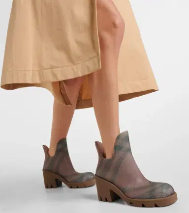 Burberry Check ankle boots | Thumbnail 6 Burberry Check ankle boots | Thumbnail 6