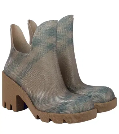 Burberry Check ankle boots | Thumbnail 1 Burberry Check ankle boots | Thumbnail 1