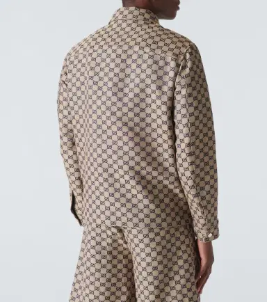 Gucci GG linen-blend canvas jacket | Thumbnail 3 Gucci GG linen-blend canvas jacket | Thumbnail 3