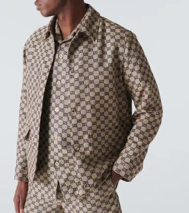 Gucci GG linen-blend canvas jacket | Thumbnail 5 Gucci GG linen-blend canvas jacket | Thumbnail 5