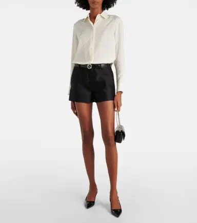Gucci GG silk crêpe shirt | Thumbnail 4 Gucci GG silk crêpe shirt | Thumbnail 4